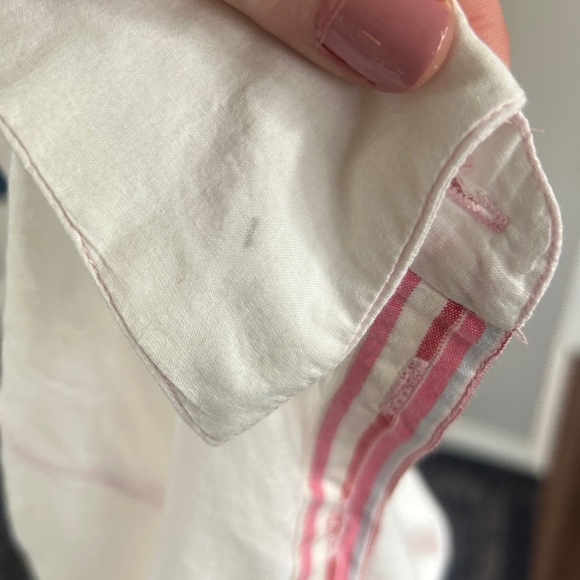 Y2K DOLLHOUSE Button Down Shirt Sequin Floral Cross Applique Preppy Western Sz M - Picture 13 of 15